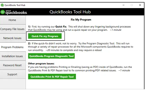 QuickBooks Event ID Log Error 4